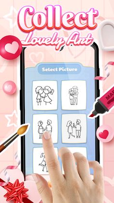 Coloring Love & Valentine - Screenshot 1