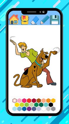 Scooby coloring doo cartoon ga - Screenshot 4