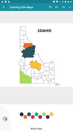 US Map Coloring - Screenshot 3