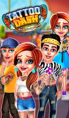 Tattoo Dash : Simulator Games - Screenshot 1