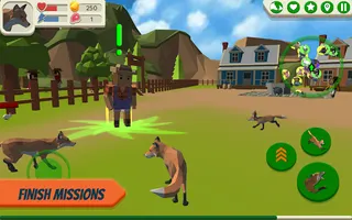 Fox Family - Animal Simulator - Screenshot 3