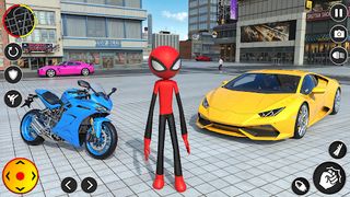 Spider Stickman Game Rope Hero - Screenshot 2