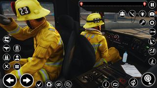 US Fire Truck-Firefighter Game - Screenshot 1