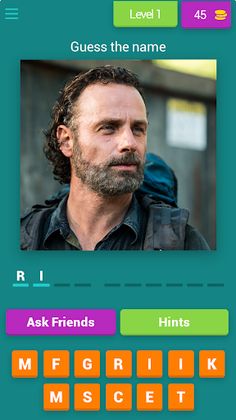 The walking dead. Guess name - Screenshot 1