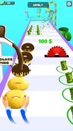 Cake Stack 3D Donut Cake Games - Screenshot 1