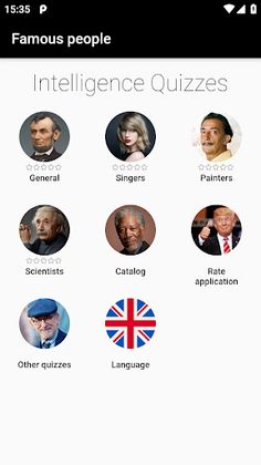 Famous People - Photo Quiz - Screenshot 1