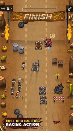 Rude Racers - Screenshot 2