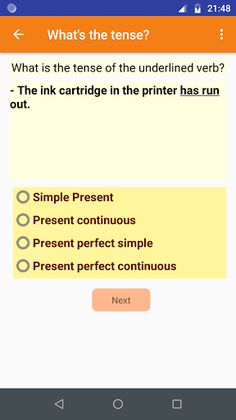 English Present Tenses - Screenshot 4