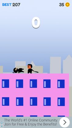 Ninja On The Roof - Screenshot 3