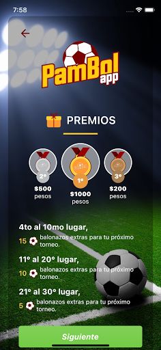 PamBol App - Screenshot 2