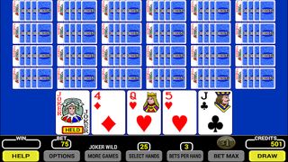 Twenty-Five Play Poker - Screenshot 3