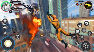 Flying Hero: Miami City War - Screenshot 1