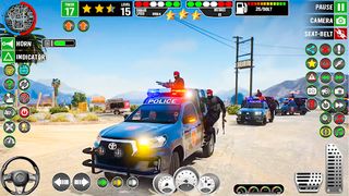 US Police Car Parking Sim 3D - Screenshot 1