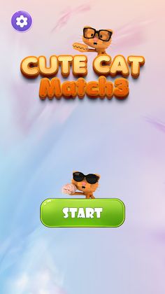 Cute Cat Match3 - Screenshot 1