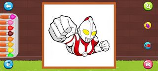 Ultraman Coloring Game - Screenshot 1