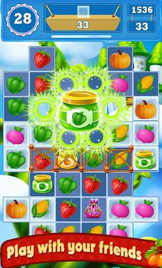 Fruits Garden Match 3 - Screenshot 2