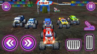 Monster Truck Parking Games 3D - Screenshot 1
