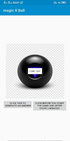Magic 8 Ball - Screenshot 1