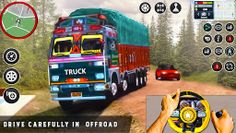 Indian Cargo Truck Lorry 3d - Screenshot 4