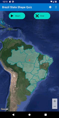 Brazil State Shape Quiz - Screenshot 4