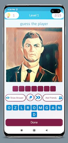 Guess The Football Player Quiz - Screenshot 1