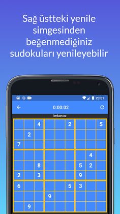 6 Zorluk Seviyeli Sudoku Oyunu - Screenshot 4