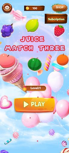 Juice Match Three - Screenshot 1