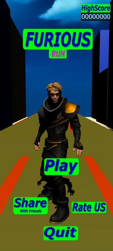 Furious Run - Subway Path Surf - Screenshot 1