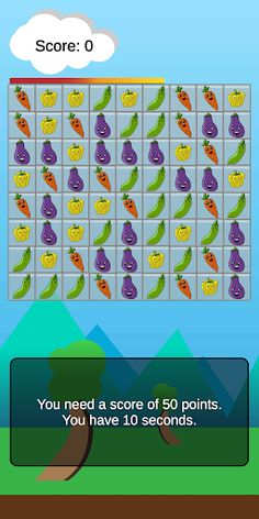 Veggie Bomb: Mealtime Game - Screenshot 1