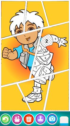 Cartoon Color By Number Games - Screenshot 4