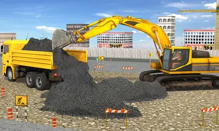 Highway Construction Games 3d - Screenshot 2