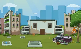 Car Escape From Dilapidated Ar - Screenshot 1