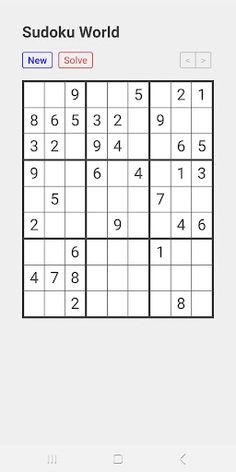 Sudoku World - Screenshot 1