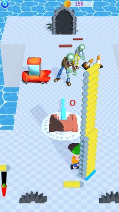 Fire Zombie 3D - Screenshot 2