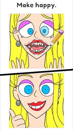 Draw Happy Beauty - draw games - Screenshot 3