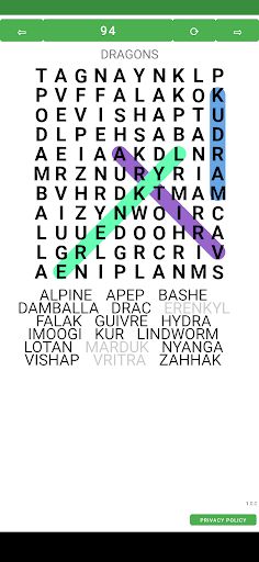 AA WordSearch - Screenshot 1