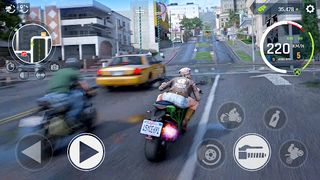 Real Moto Driving Racing World - Screenshot 1