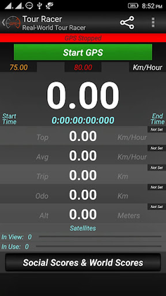Tour Racer GPS - Screenshot 1