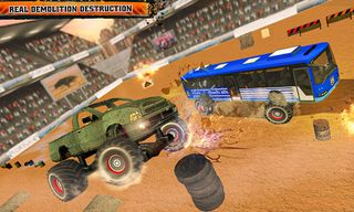 Police Bus Derby Crash Stunts - Screenshot 1