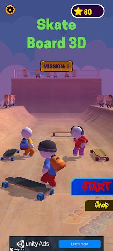 Skate Board 3D - Screenshot 1