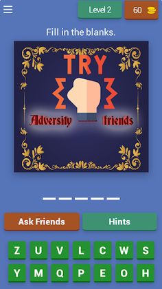 Blank Word Game - Screenshot 3