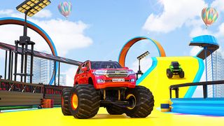 Prado Car Stunts: Truck Games - Screenshot 2