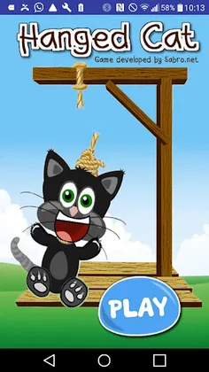 Hanged Cat hangedcat Cat Game - Screenshot 1