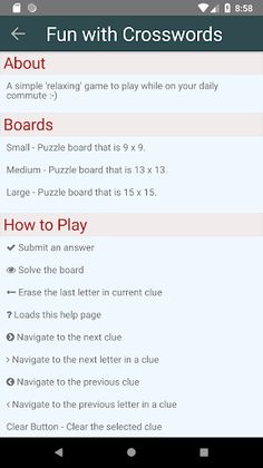Fun with Crosswords - Screenshot 2