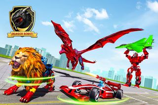 Dragon Robot - Car Robot Game - Screenshot 1