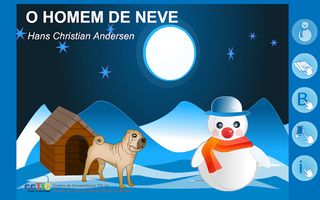O Homem de Neve. Conto de Hans - Screenshot 3