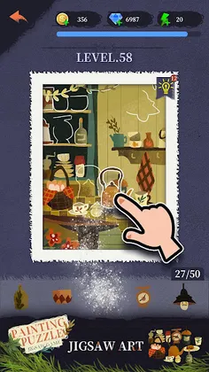 Painting puzzle : Jigsaw game - Screenshot 4