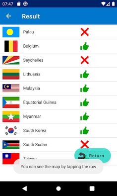 Country Shape Quiz - Screenshot 2