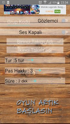 Tabu Türkçe - Screenshot 1