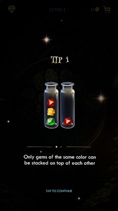 Sortius - gem sorting puzzle - Screenshot 1